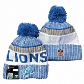 Detroit Lions Team Logo Knit Hat YD (2),baseball caps,new era cap wholesale,wholesale hats